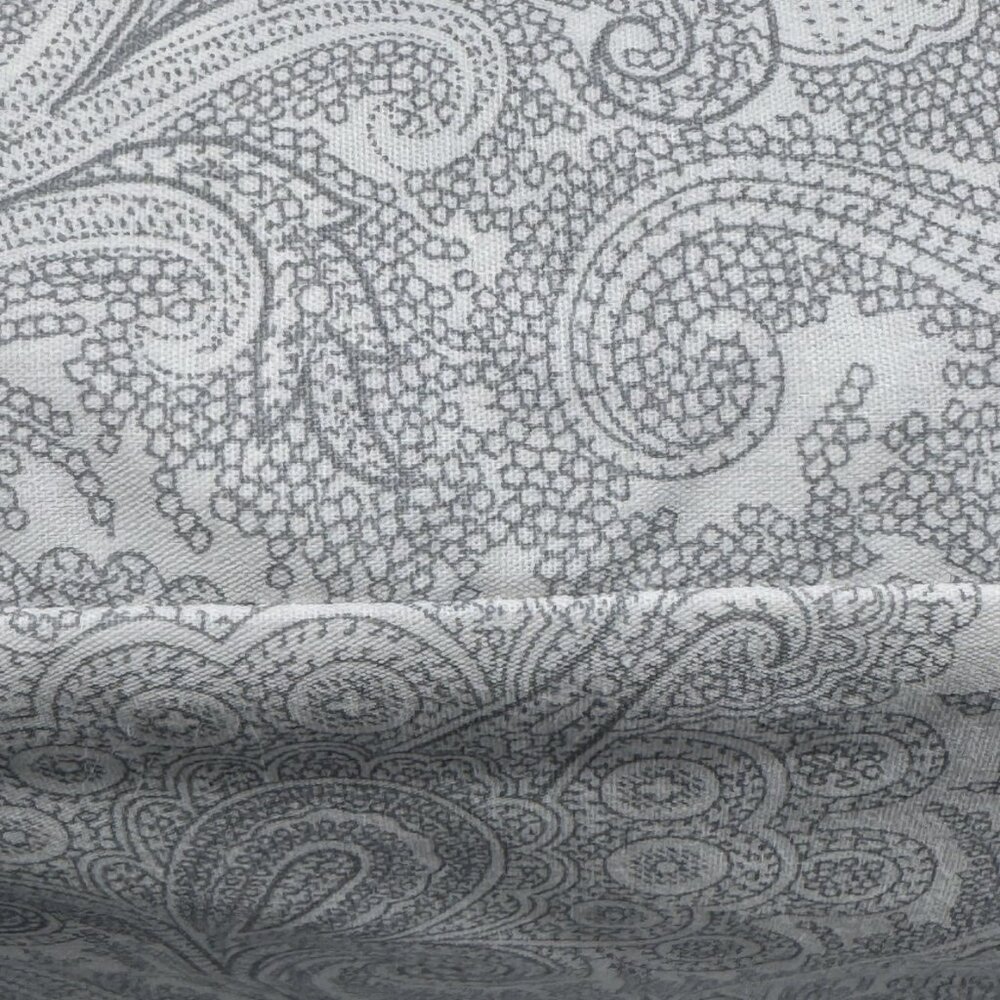 Lauren Ralph Lauren Light Silver Paisley Sheet Set - Picture 7 of 11